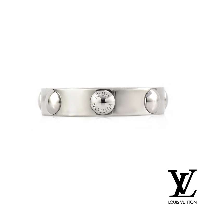 Louis Vuitton - Empreinte Ring White Gold and Diamonds - Grey - Unisex - Size: 45 - Luxury